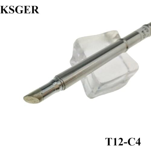 KSGER T12-C4 Electronic Soldering Iron Tips 220v 70W Solder Welding Iron Tools For FX9501 and FM2028 Handle Soldering Station
