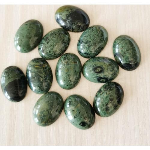 Natural kambaba jasper stone beads for jewelry making 25X18MM cab cabochon charms Jewelry wholesale 12Pcs/lot Free shipping