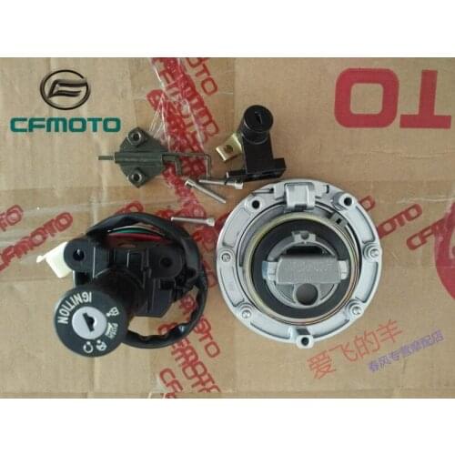For Cfmoto Original Motorcycle Accessories 400nk 650nk Sleeve Lock Fuel Tank Lock Electric Door Lock Package Lock