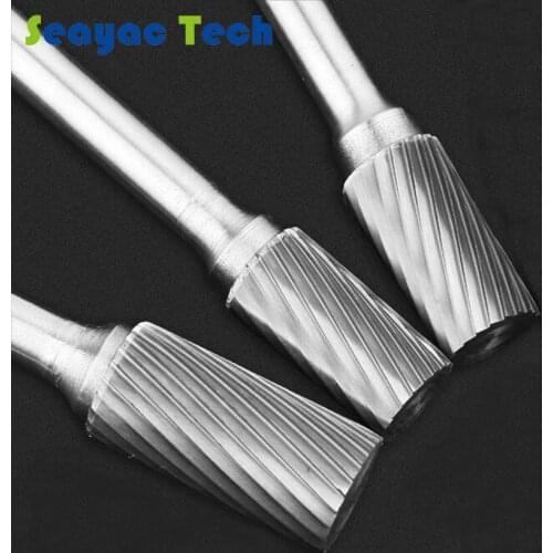 Rotation file-cylindrical-single slot Carbide Tungsten Steel Grinding Head A type single Slot for steel and copper process