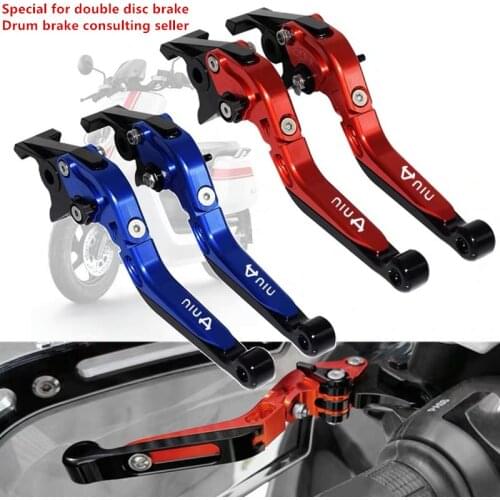 For NIU N1 N1S M1 U1 M+ NGT CNC Aluminum Motorcycle Accessories Folding Extendable Brake Clutch Lever Adjustable Extendable