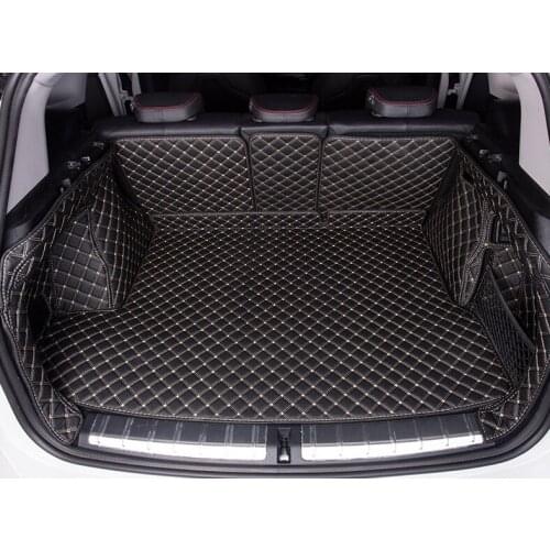 High quality! Special trunk mats for New BMW X1 F48 2016-2017 waterproof cargo liner mat boot carpets luggage mats,Free shipping
