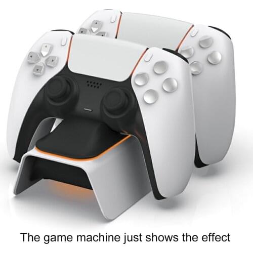 Dual Fast Charger Station for Playstation 5 PS5 Game Controller Wireless Gamepad Joystick Power Dock for Dual Sense Controllers
