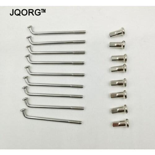 10 Guage Diameter 3.2 mm 304 Stainless Steel Electric Bike Spokes J-bend Equal Diameter Sliver Color Electric Motorcycle Spokes