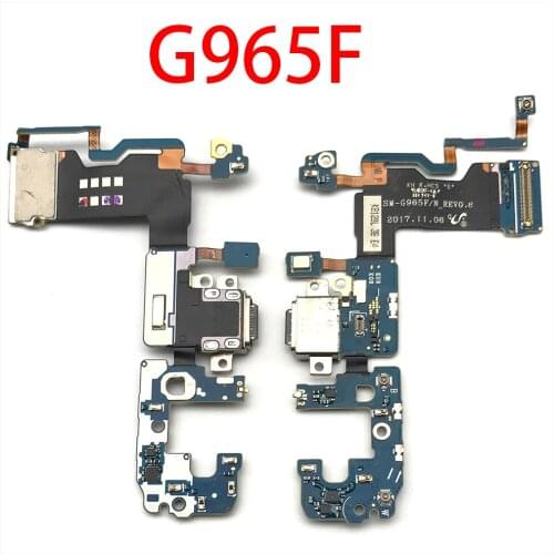 10Pcs/Lot, USB Charging Port Dock Connector Board Flex Cable For Samsung S9 plus G965F / Note 9 N960F USB Board Repair Parts