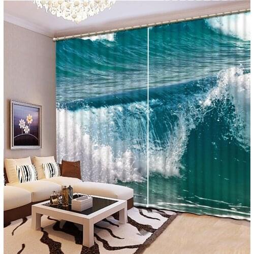 3D Blackout Window Curtains Living Room bedroom bathroom River flowing photo Home Bedroom Decoration 3D Curtain