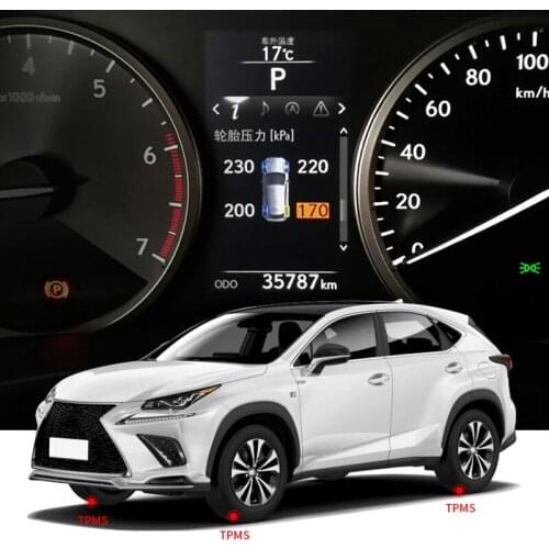 Car TPMS Tire Pressure Monitoring System Car Screen Display for Toyota Lexus NX NX200T NX300H 2015-2020