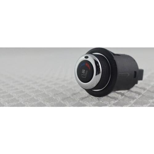 Premium fan car heater 5 high flow fan ventilated w round 6 rotary switch heated 2 alloy wire heating pad kit seat heater fans