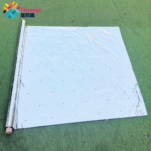 Micropore Peach Orchard Color Film With Hole Garden Apple Grape Reflective Mulch Greenhouse Warming Brighten Films 100cm Width
