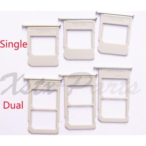 1PCS Dual SIM/ Single SIM Note 5 Card Reader Holder Sim Tray for Samsung Galaxy Note 5 Note5 Sim Card Slot Tray Holder