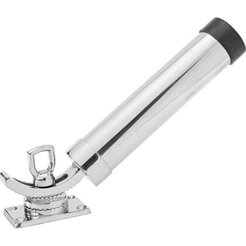 Boat 316 Stainless Steel Fishing Rod Holder Deck Mount Adjustable Yacht Rod Pod Boat Accessories Marine