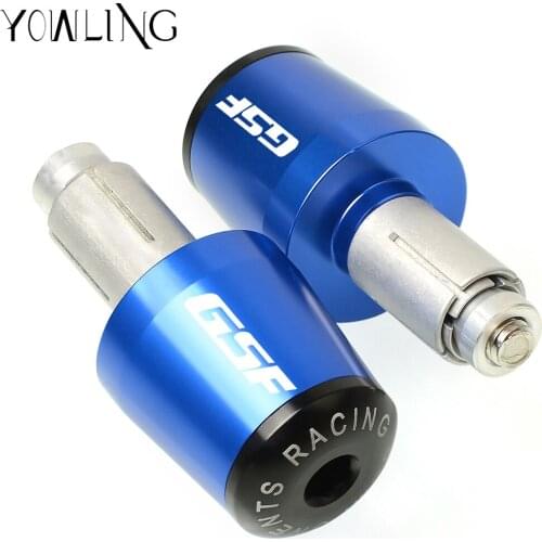 For SUZUKI GSF 250 600S GSF650 GSF1200 GSF1250 GSF650N BANDIT Motorcycle CNC 22MM Handlebar Grips Handle Bar Cap End Plugs