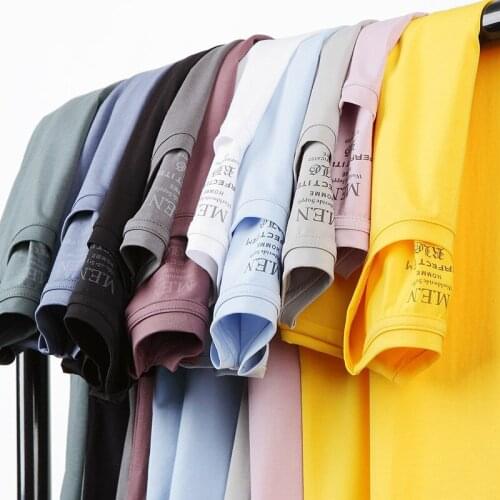 Solid Cotton Casual Mens T-shirt Short Sleeve O-Neck Man Tshirt Fashion T Shirt Homme Streetwear Hip Hop T-shirts For Male Tops