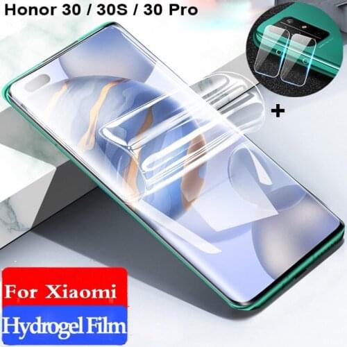 30i Camera for Huawei Honor 30s 30i 30 i huawei honor30 Hydrogel Film Screen Protector 30 s Protective honor 30s 2020