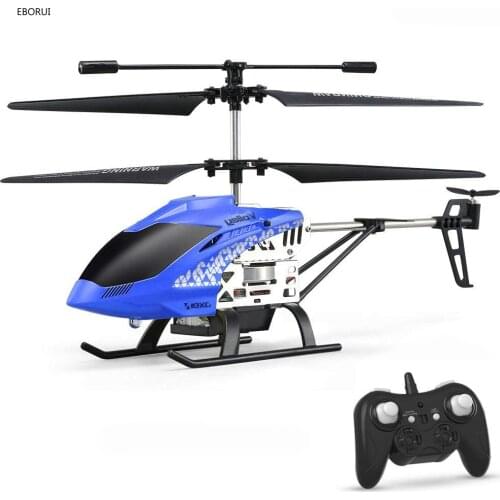 JJRC JX01 RC Helicopter 2.4GHz 3.5CH Gyro Remote Control Alloy Copter Drone with Attitude Hold LED Light One Key Off/ Land RTF