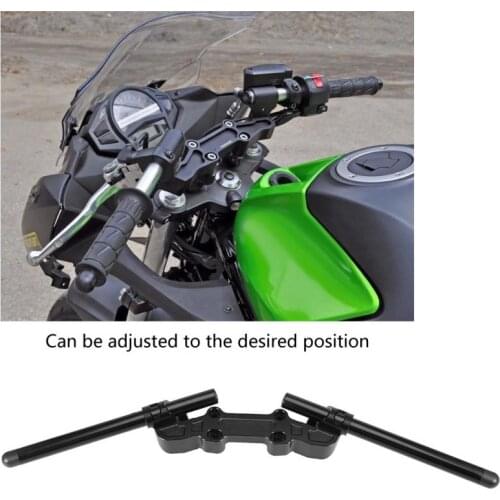 Motorcycle handlebar Clip-On Adapter Plate Handlebars Set for Kawasaki Ninja 650R ER-6F 2006-2016 motorcycle parts motocicleta