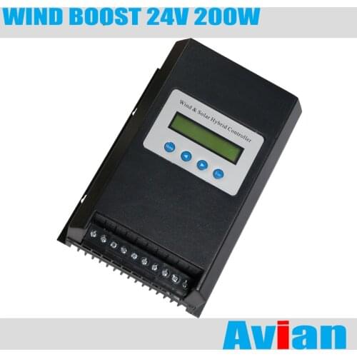 200W 300W 400W 500W 600W 24V MPPT Wind Turbine Controller Boost Function CE Certificated Low Voltage Charging Wind Controller