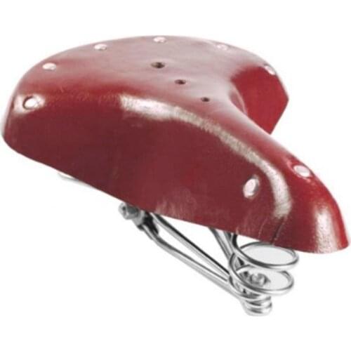 Retro Vintage Leather Bicycle Saddle Seat Comfortable Cushion Road MTB Bike Sport Pad Cycling Replacement