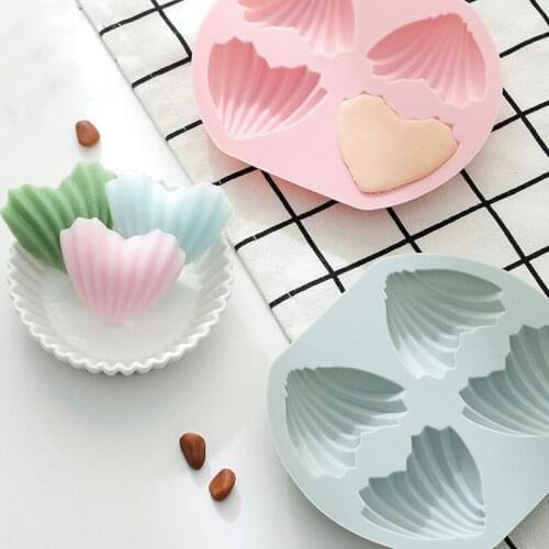 Creative Shell Silicone Fondant Cake Mold DIY Cookies Chocolate Mold Ice Cube Tray Ice Cream Maker Soap Form