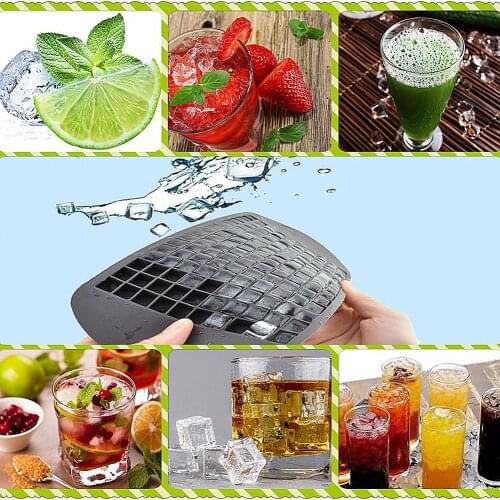 160 Grid Mini Square Ice Square Tray Manufacturer Food Grade Silicone Ice Mold Puddings Makers Chocolate Cake DIY Baking Tools
