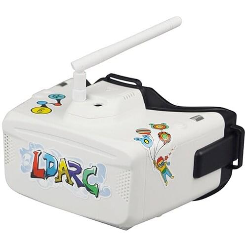 LDARC G1 480*242 px 5.8GHZ 48CH FPV Goggles 4.3 inch w/5V USB-Charge Distortionless Optical Lens for RC FPV Quadcopter Drone