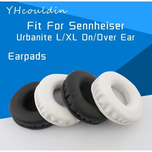 YHcouldin Earpads For Sennheiser Urbanite On-Ear XL Over-Ear Headphone Accessaries Replacement Wrinkled Leather Soft Material