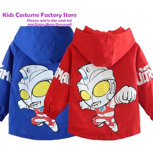 1-6 Years Childrens Spring Autumn Jacket Zipper Cardigan Fashion Cartoon Jacket Coats Boys Girls Childrens Hooded Outerwear