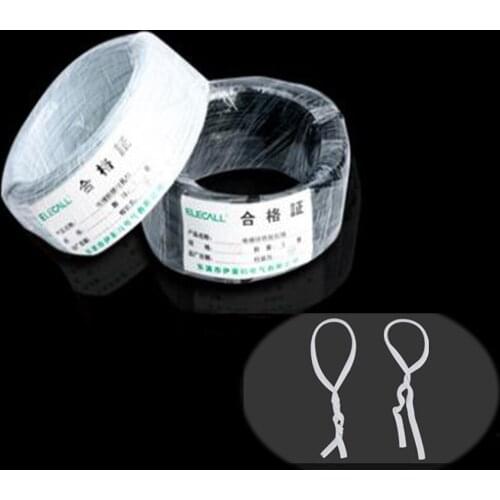 Transverse nasal lines Tie wire tie shape mask nose bridge strip galvanized tied wire oblate wire grape tied sticks Φ0.55~Φ1.5