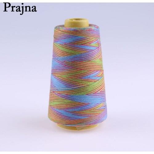 Prajna Multicolor Sewing Thread Cheap Machine Embroidery Threads For Sewing Quilting Accessories Industrial Polyester Thread