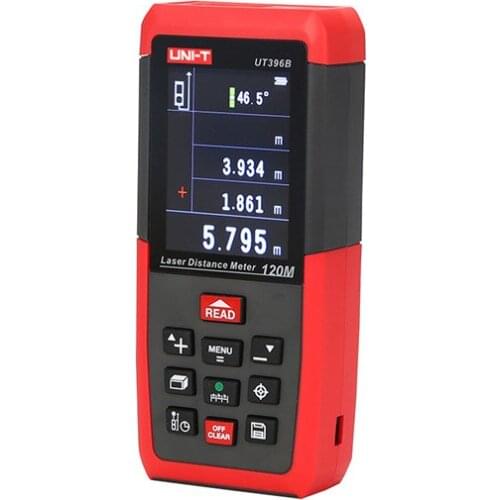 Professional Laser Distance Meters UNI-T UT396B 120M Laser Rangefinder Digital range finder Measure Area/volume Tool