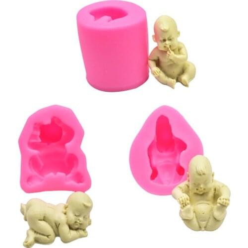 Baking Tare Baby Cooking Tools Wedding Decoration Silicone Mould Baking Fondant Sugar Craft Diy Cake Candy