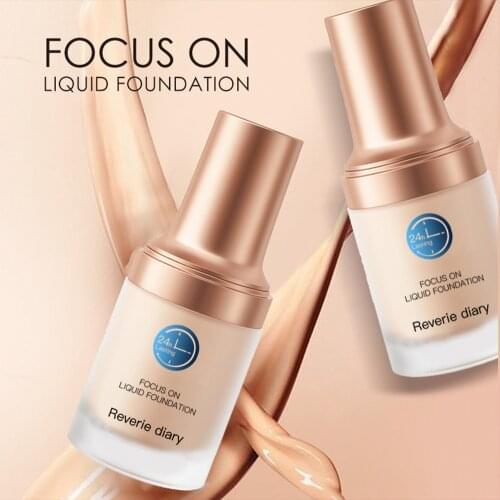 Liquid Foundation Longwear Waterproof Foundation Poreless Full Coverage Concealer for Skin Spots Foundation for Women