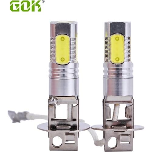2pcs Super Bright H3 led 7.5W SMD LED lens h1 h3 880 881 led Fog lamp Day Running Bulb Light Lamp For Auto fog lamp Car styling