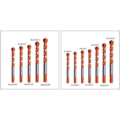 2021 New Multifunctional Drill Bits Ceramic Glass Punching Hole Working Sets