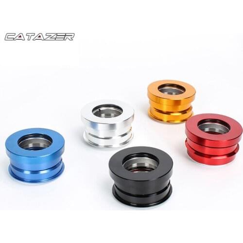44mm Aluminum CNC Folding Mountain Bike Headset Internal Sealed Bearing Folding Bike Headset Bowl Series for SP8 SP18