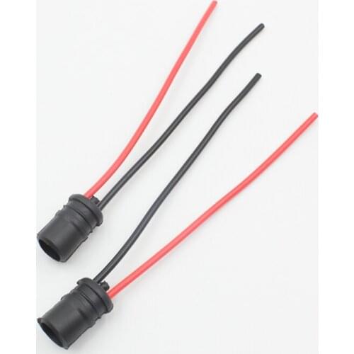 100-500 pcs led bulb holder T10 W5W 168 194 Car Auto Truck Light Instrument LED Bulb Connector T10 adapter holder wire cables