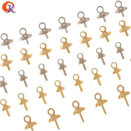 Cordial Design 100Pcs Jewelry Accessories/Connectors/Hand Made/Screw/Genuine Gold Plating/DIY Making/Jewelry Findings Components