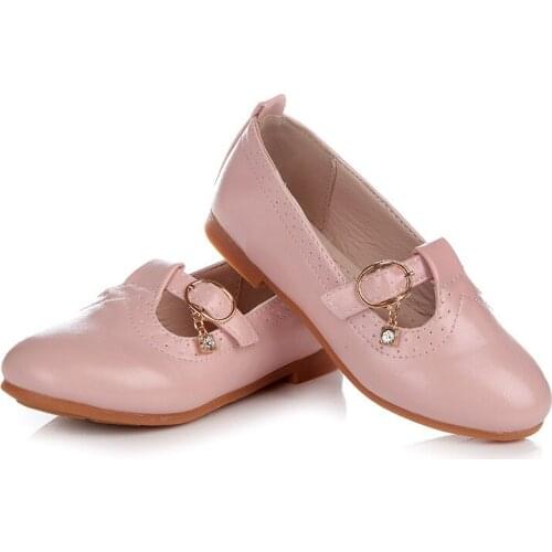 Girls leather shoes Childrens Shoes Mother & Kids girls PU leather shoes fashion whole sale hot can customize logo hook&loop