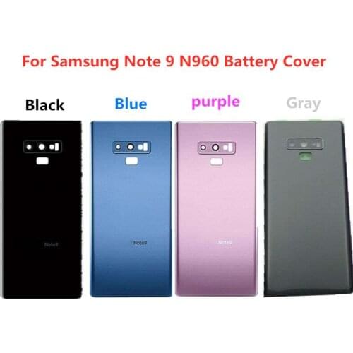 For Samsung Galaxy Note 9 N960 Battery Cover Glass Rear Back Door + Camera Lens