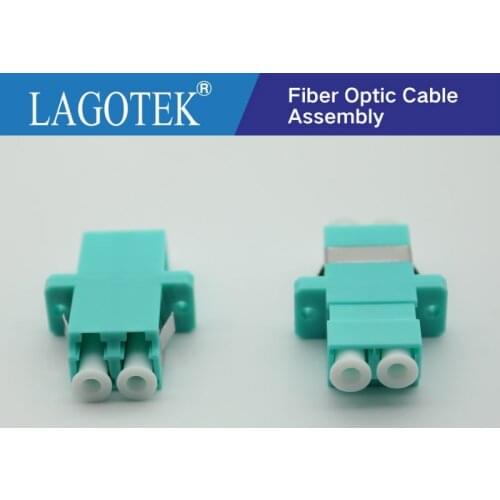 LC UPC Mulit mode Fiber optic Adapter OM3 LC UPC Optical fiber coupler LC Fiber flange LC UPC connector Free shipping