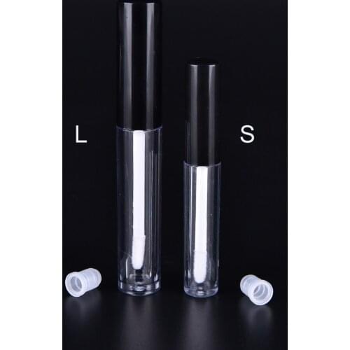 Refillable Bottle Plastic Clear Empty LIP BALM Tubes Containers Lipstick Fashion Lip Tubes Makeup Cosmetic Accessories S/L Size