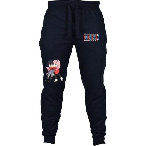 Anime DARLING in the FRANXX pants Jogging Casual men women Sweatpants cosplay clothing Long Sport Pants