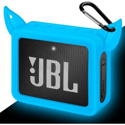 Silicone protective Case Compatible for JBL GO 2 Portable Bluetooth Waterproof Speaker