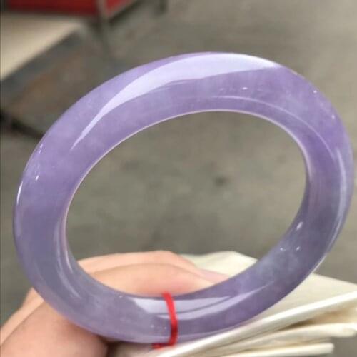 Koraba Only One !59MM Certified (Grade A)100% Natural Green Jadeite JADE Bracelet Women Bangle