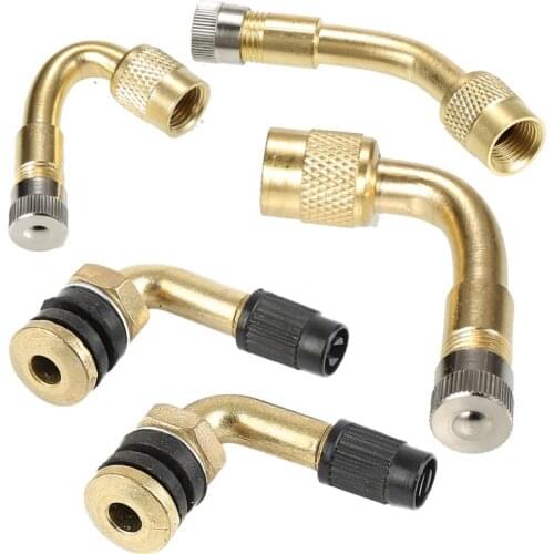 45/90/135 Graden Messing Air Tyre Valve Extension Auto Truck Bike Motorcycle Wiel Banden Onderdelen With Hub Lamp Accessoires