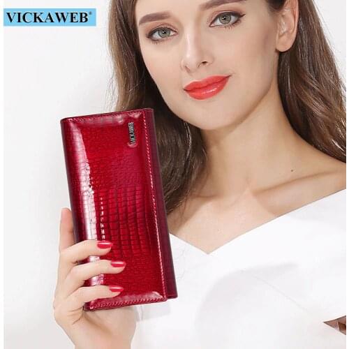 VICKAWEB Women's Wallets With Clasp
