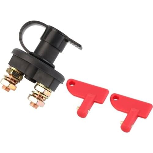 12-24v Car Battery Power Switch Disconnect Isolator Circuit Breaker Cut Off Kill Switch + 2 Removable Cut-off Switch Insulated