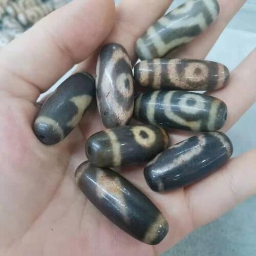 1pcs/lot natural agate old dzi beads with various patterns Weathered pattern Patina Old-fashioned accessories gem jewelry diy