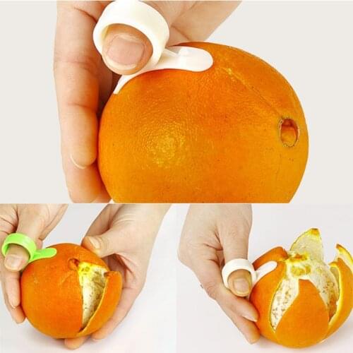 1pcs Kitchen Gadgets Cooking Tools Peeler Parer Finger Type Open Orange Peel Orange Device Kitchen Tools Accessories
