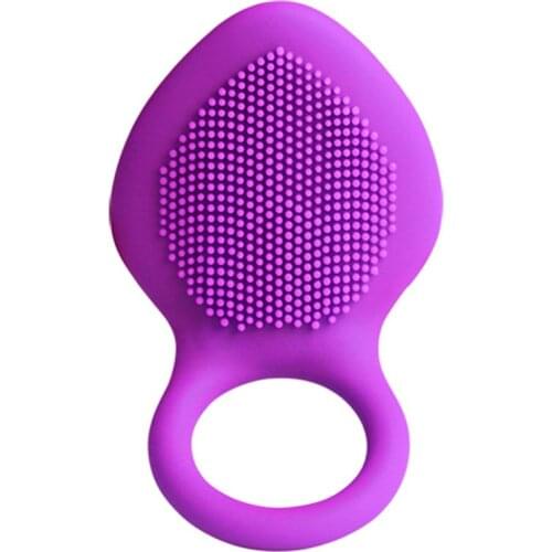 10 Speed Vibrating Dildo Ring USB Rechargeable Stimulation Vibrator Silicone Waterproof Bondage Massage Sex Toys for Male Couple